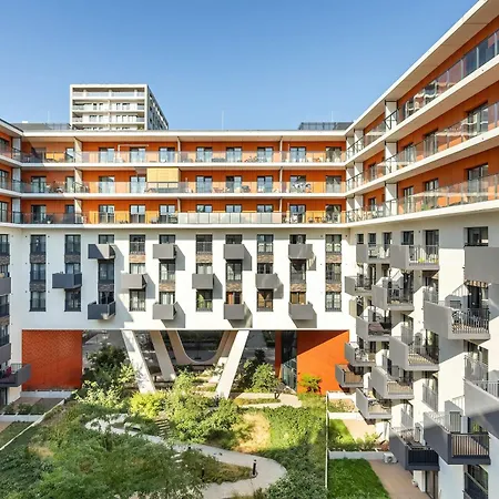 Modern With Parking And Air Conditioning In The Center Of By Renters Lägenhet Wrocław